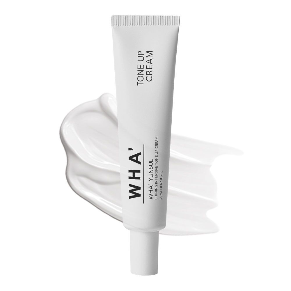 WHA' YUNSUL Shining Intensive Tone Up Cream 20ml Hydrating Radiant Soothing Brightening Base _ Made in Korea